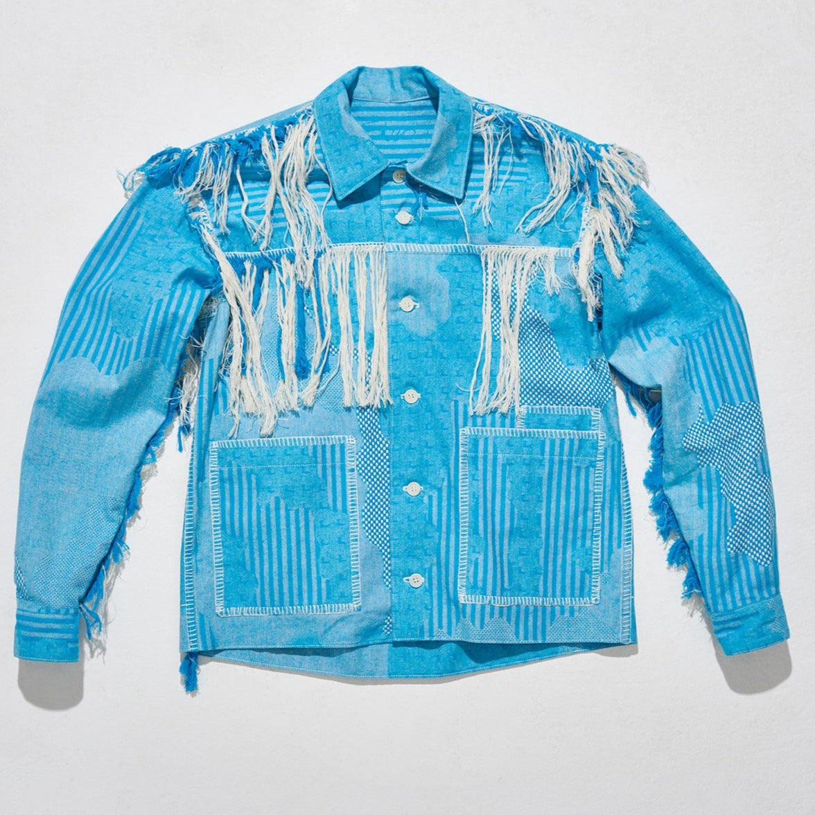 Edition 1 Shirt (Blue) - Fringes on the Outside