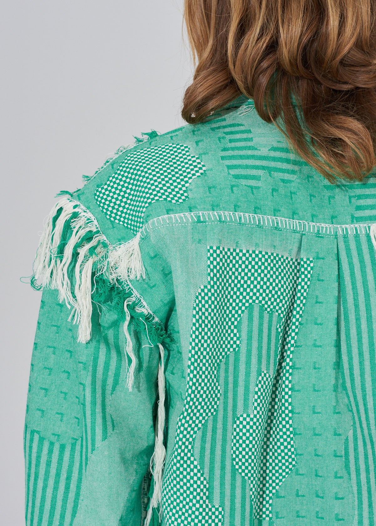 Edition 1 Shirt (Green) - Fringes on the Outside