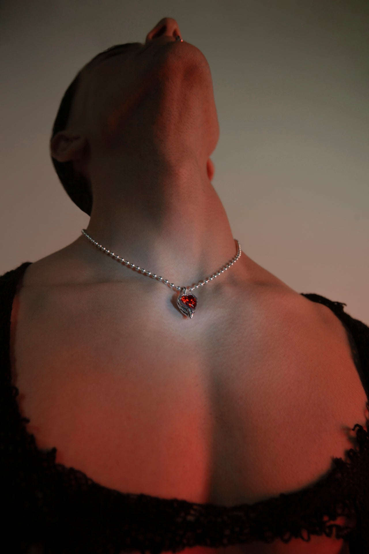 Desgarro Necklace (Red)