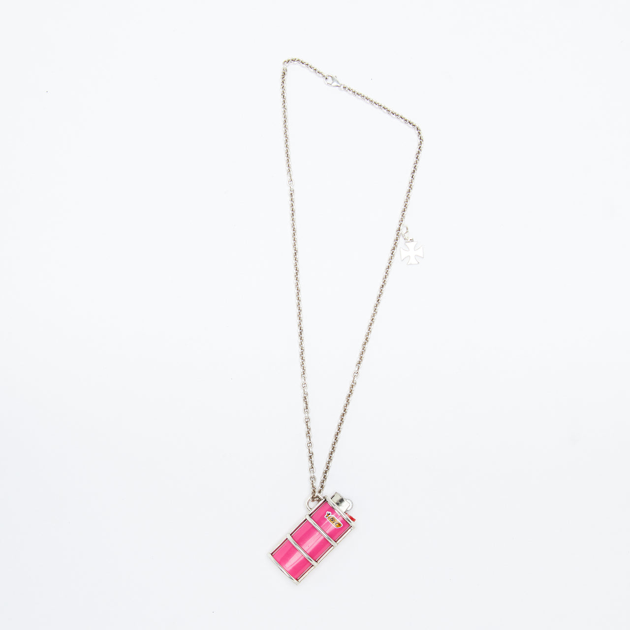 Portalighter Necklace (Silver/Pink)