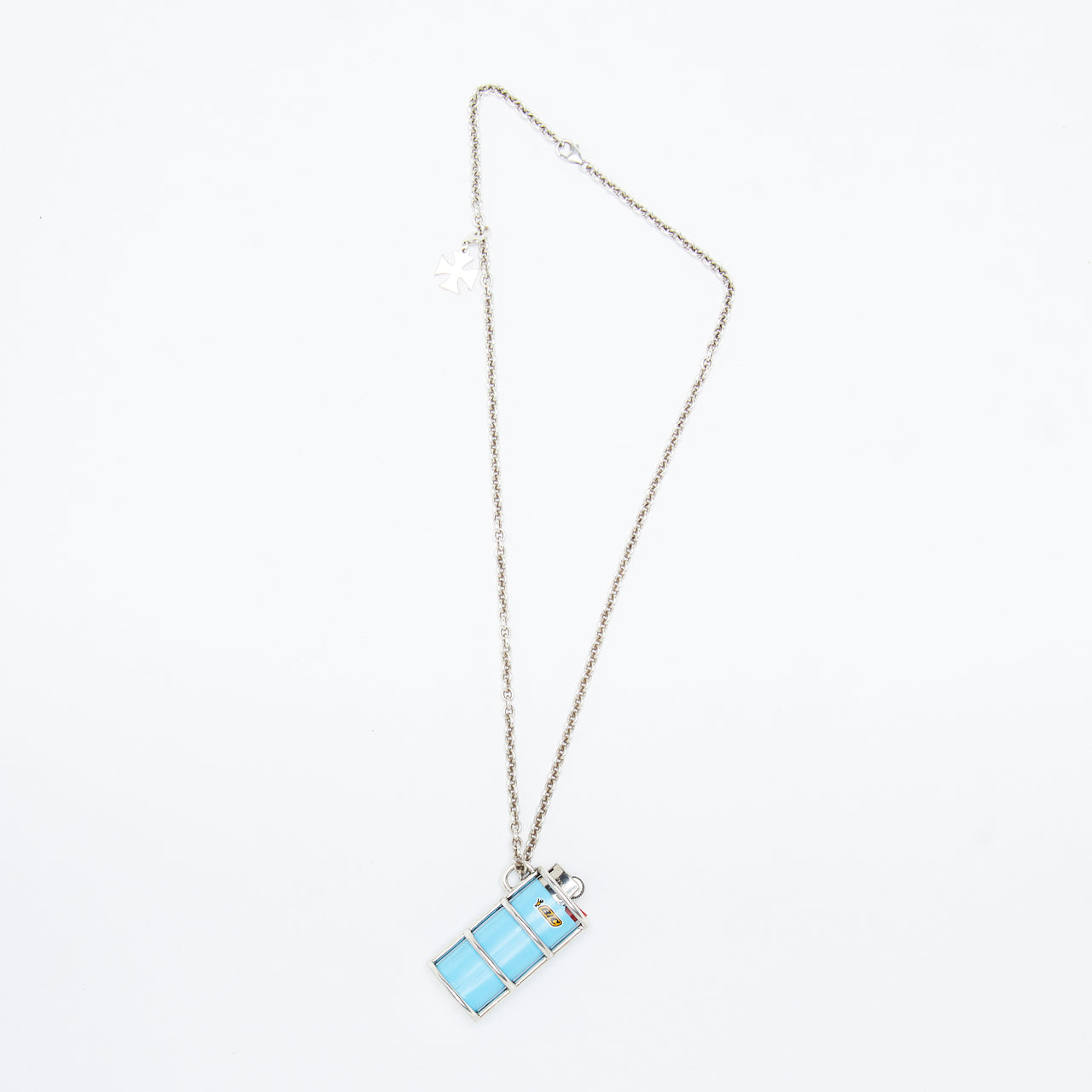 Portalighter Necklace (Silver/Blue)