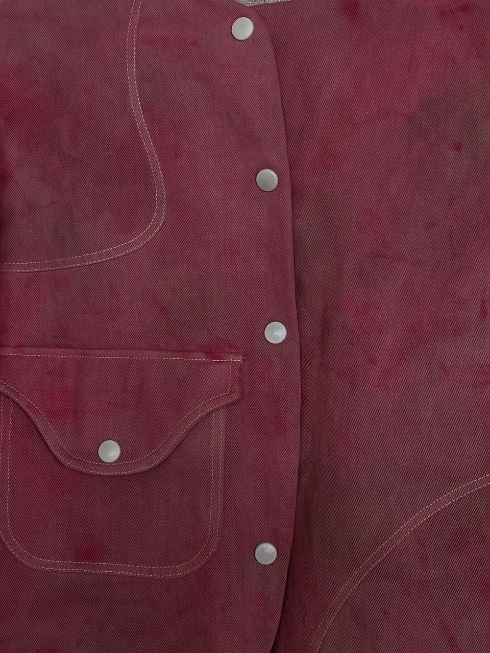 Handdyed Pink Curve Jacket