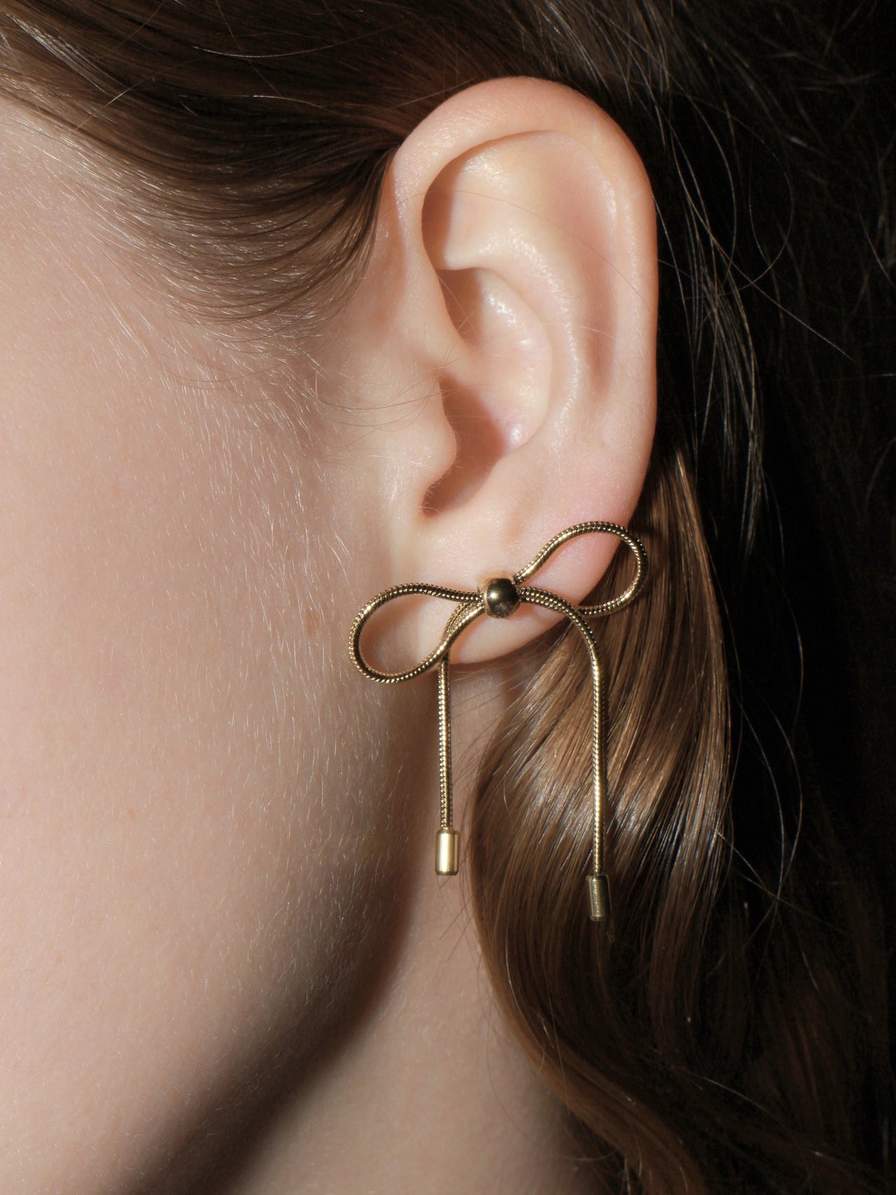 Bow Earrings (Gold)