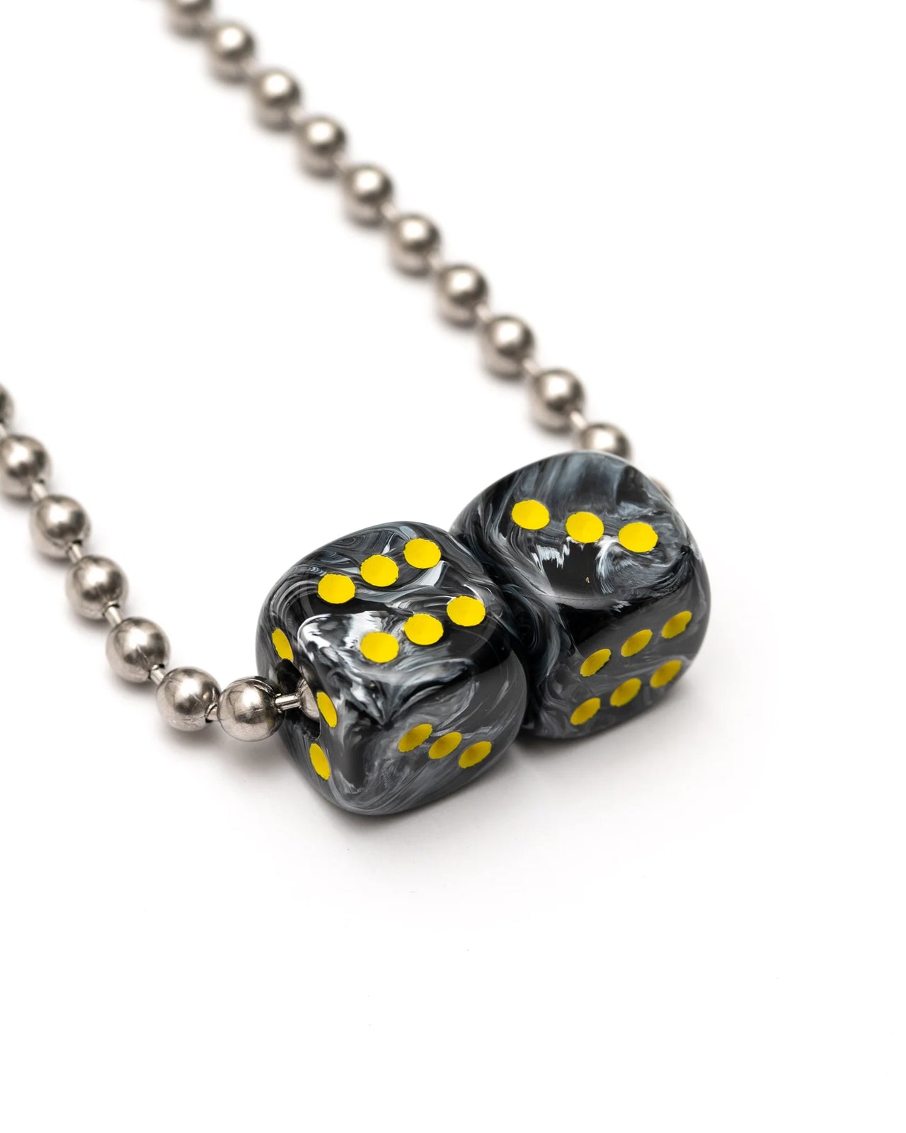 Chunky Dice Chain (Smoke Yellow)