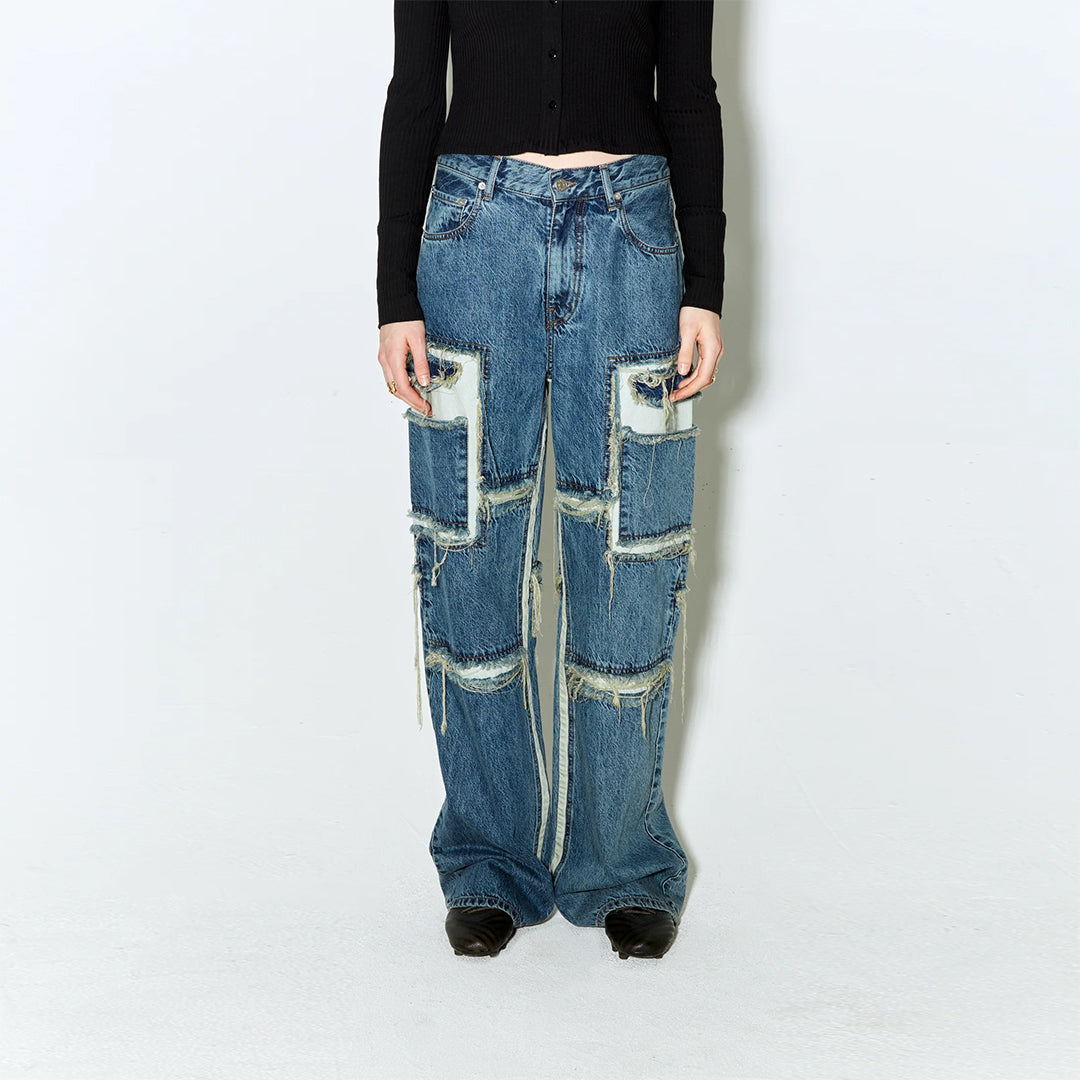 Palma Pants (Mid Blue)